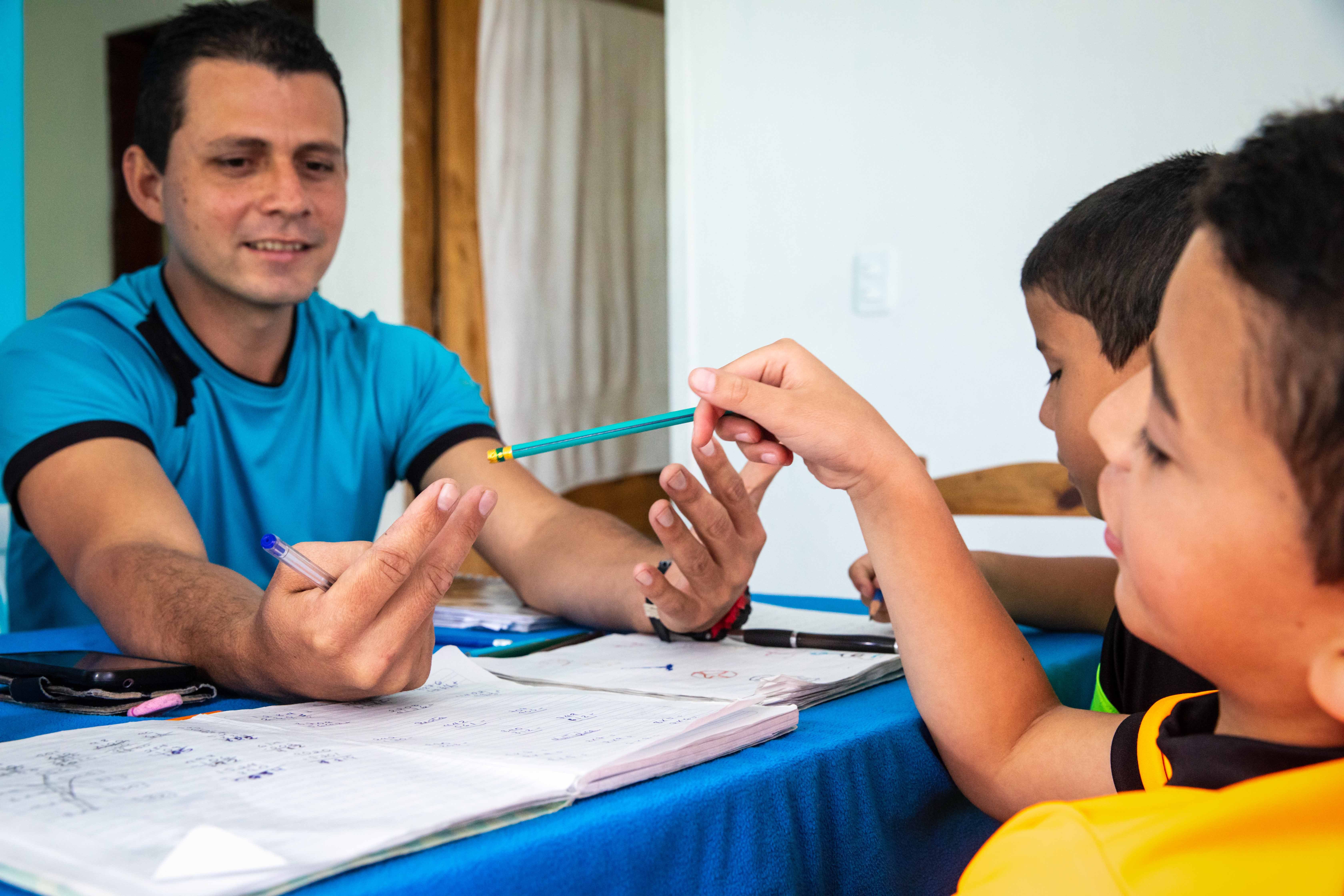eduación sin barreras profesor